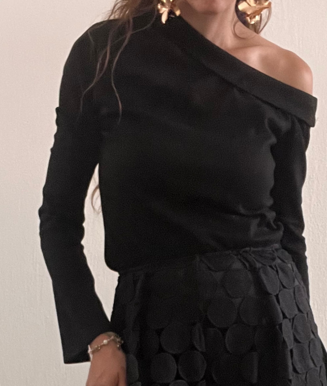 Blusa off shoulder